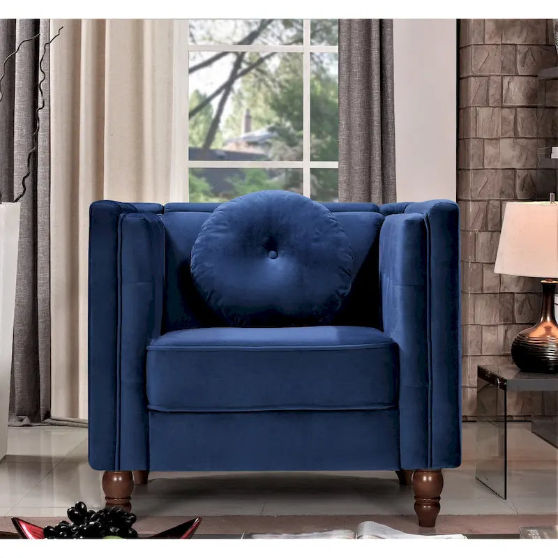Roberta Velvet Armchair