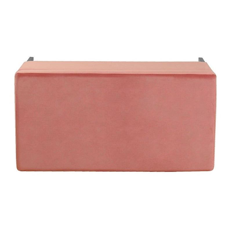Banc de rangement avec pieds en métal