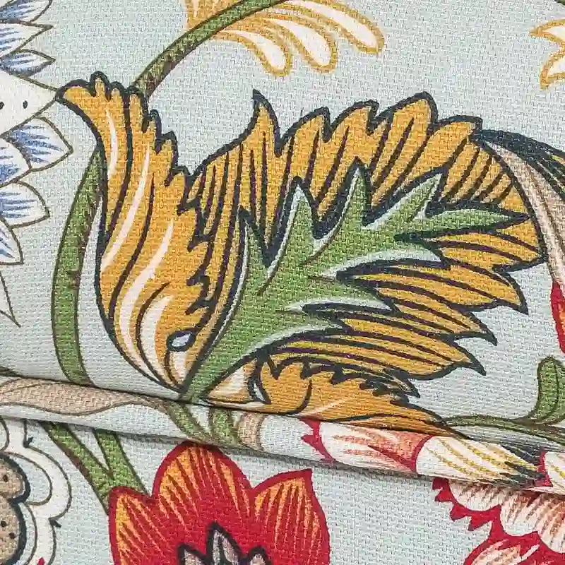 Repose-Pieds et Banc de Coiffeuse Matelassé à Motif Floral avec Cadre en Bois Massif