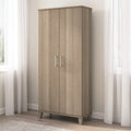 Somerset Tall Storage Cabinet with Doors and Shelves by Bush Furniture