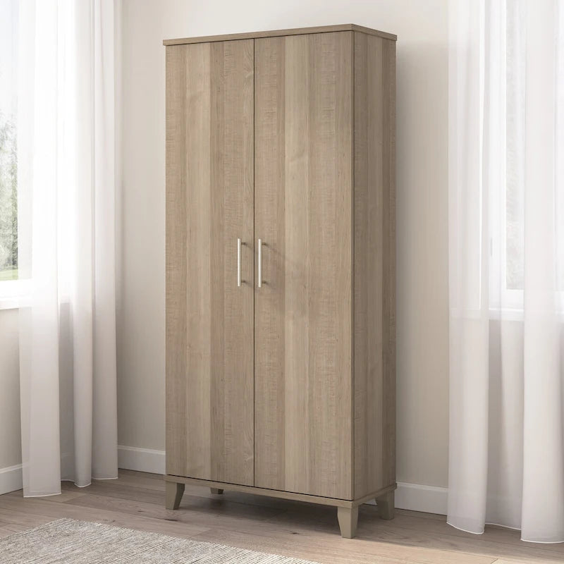 Somerset Tall Storage Cabinet with Doors and Shelves by Bush Furniture