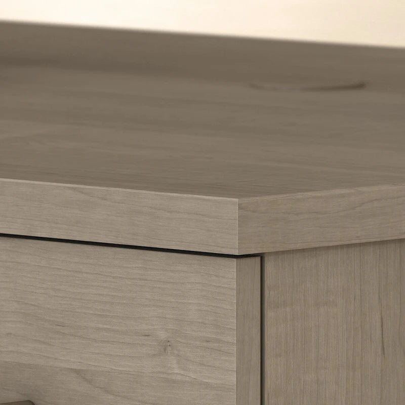 Grande armoire de rangement 2 portes avec étagères réglables – Style transitoire, pieds effilés