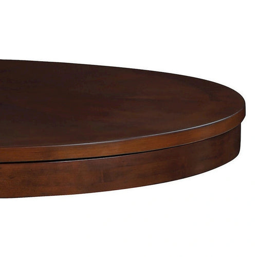 Table de jeu et de repas ronde 3-en-1 – Poker, plateau de repas avec porte-gobelets